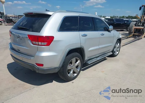 2012 Jeep Grand Cherokee Overland z USA, uszkodzony, nr VIN 1C4RJECT6CC125594